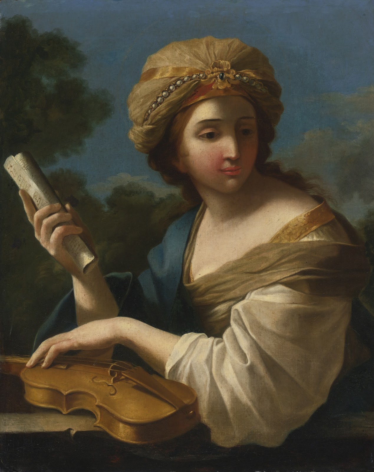 Giovanni Francesco Romanelli   Saint Cecilia