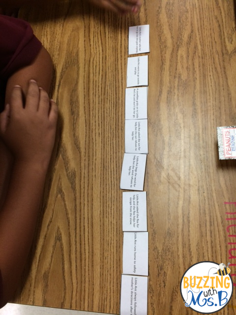 Looking for a hands-on sequencing activity for your 4th, or 5th graders? This lesson idea has kids use their understanding of fiction plot structure to predict a reasonable sequence of events, and then resequence them once they read the story. Then students summarize the fiction story using a hands-on strategy. Kids actually apply these comprehension strategies as they read! Fun ideas for a reading lesson. 