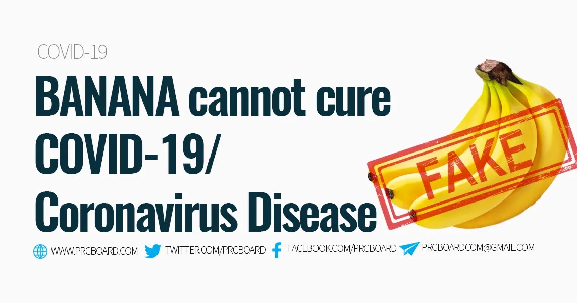 Can Banana cure the COVID19/ Coronavirus Disease?