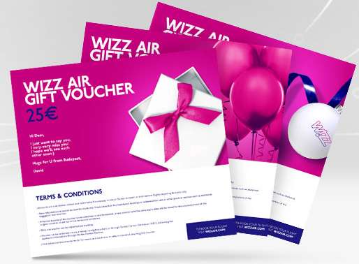 Preservative microphone Encouragement Bilete de avion Wizz Air la 99 de lei si Vouchere Wizz Air Gift pentru  sarbatori fericite