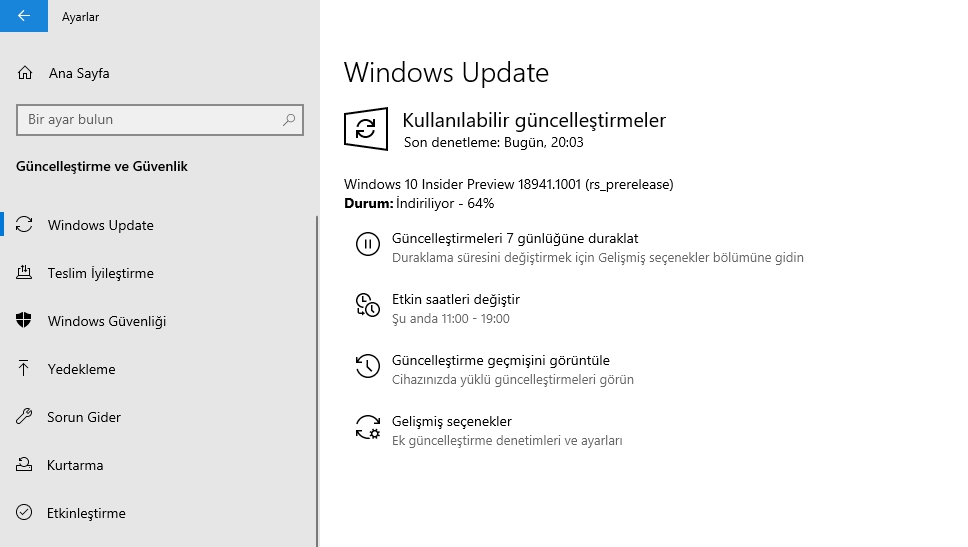 Windows 10 20h1 18941 Iso Indir