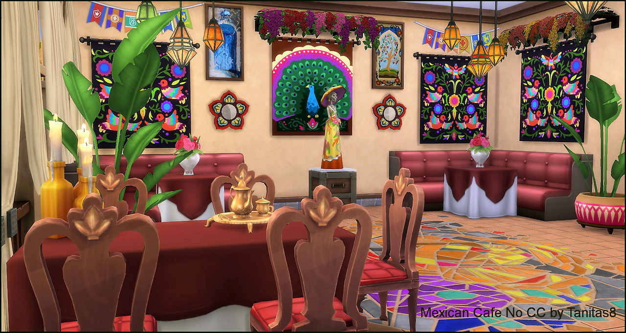 Sims 4 CC's - The Best: Mexican Cafe NOCC by Tanita