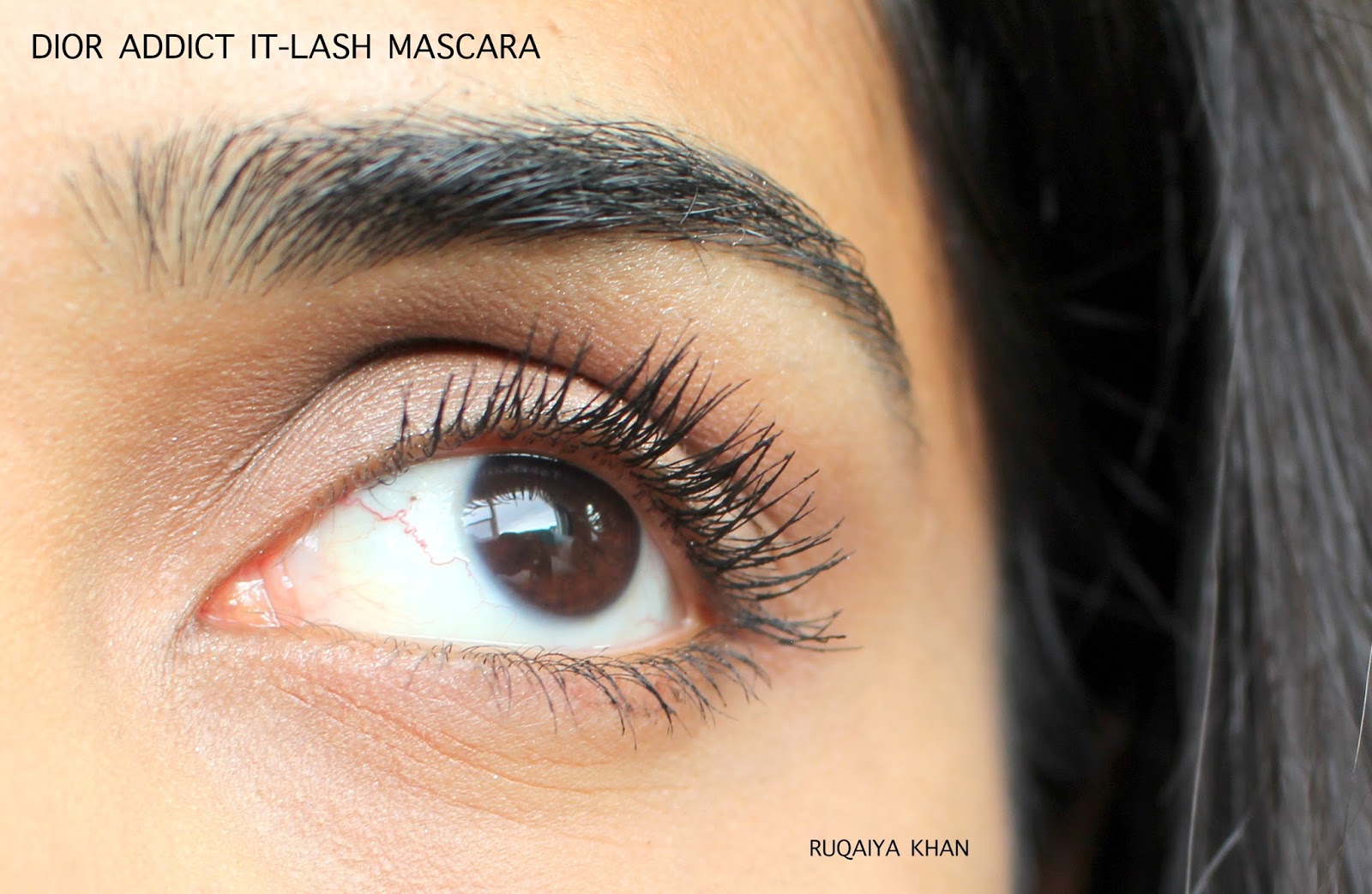 Ruqaiya Khan DIOR Addict ItLash Mascara Review and Swatches