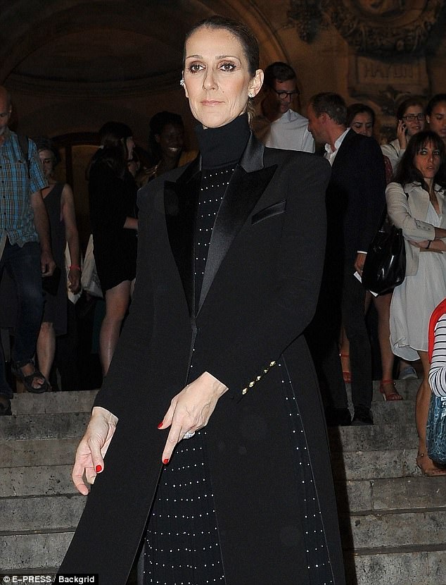 Latest Updates: Celine Dion Is Regal In All Black Outfit