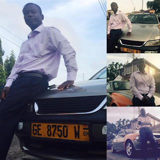 Peter Seshi, the Ghanaian Masters Degree Holder who drives a taxi to provide food on the table