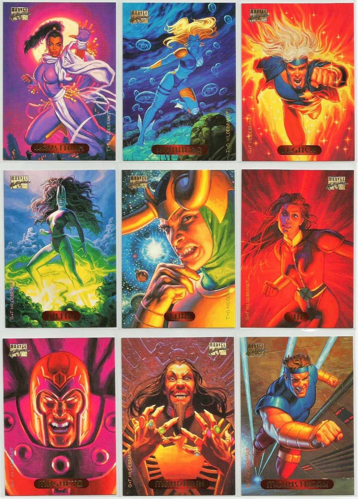 Muddy Colors 1994 Marvel Masterpieces