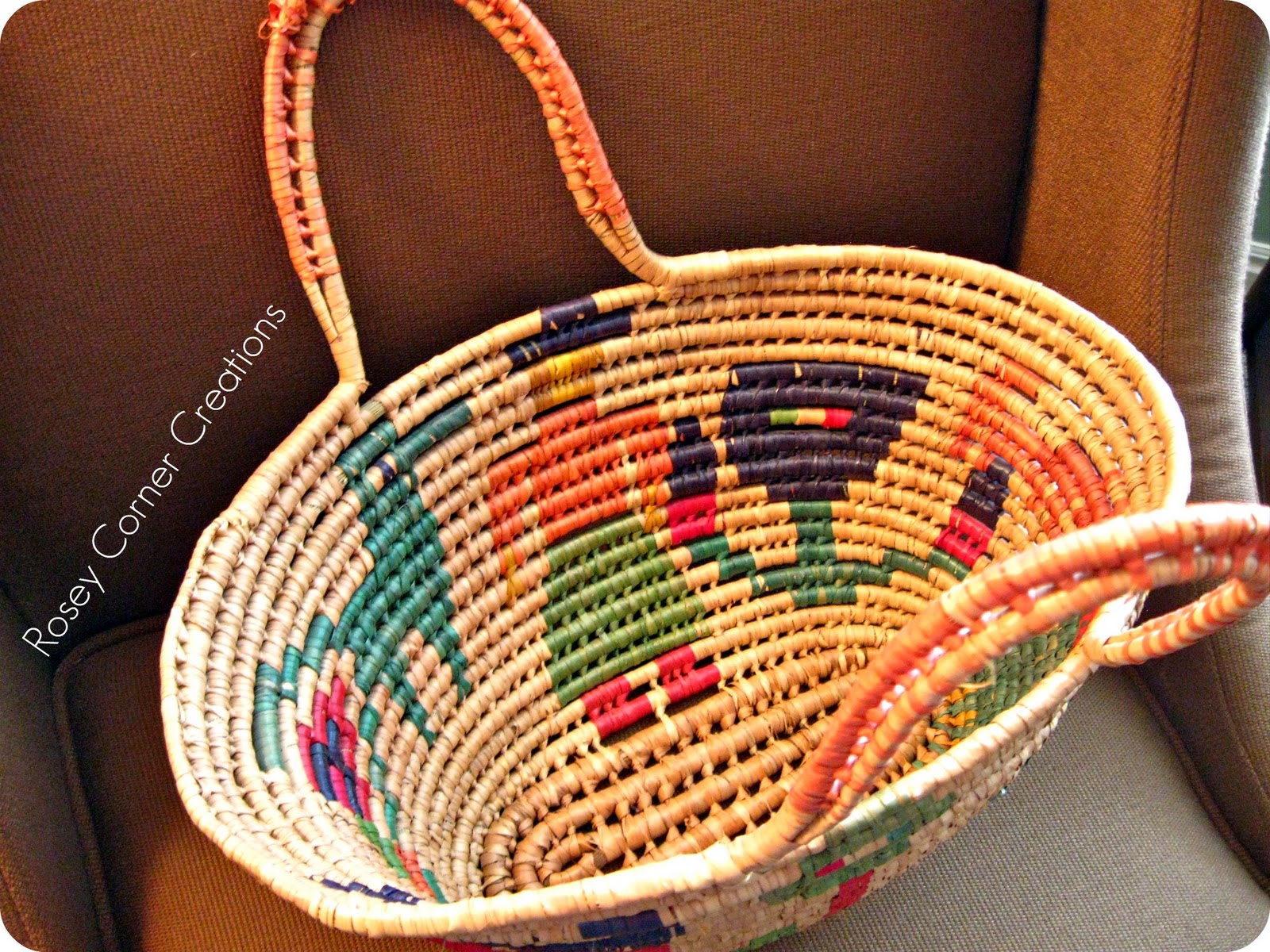 Rosey Corner Creations I painted a basket