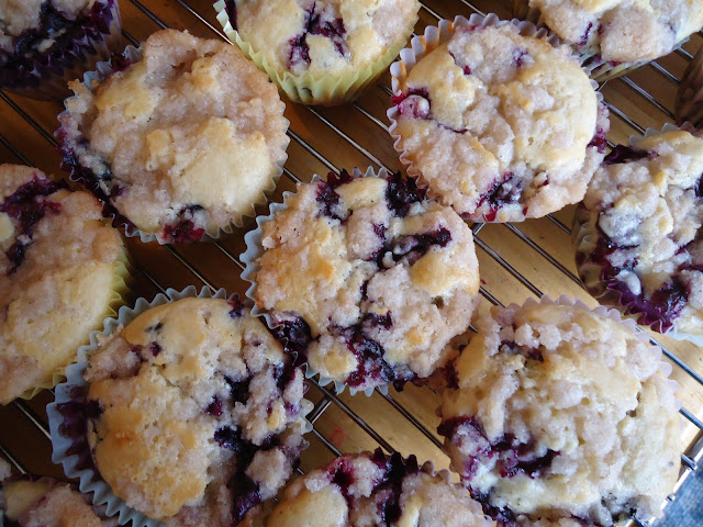 Baking for a Bunch: Grandma's Blueberry Muffins
