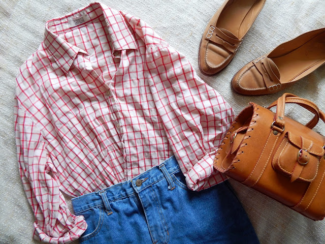 Red Check Shirt Outfit