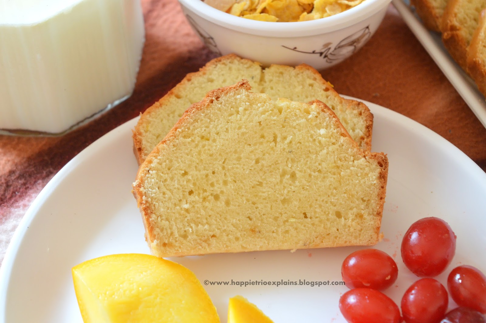 Mango Loaf Cake The Happie Friends