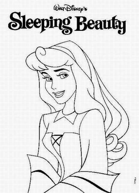 The Holiday Site Coloring Pages of Princess Aurora From "Sleeping ...