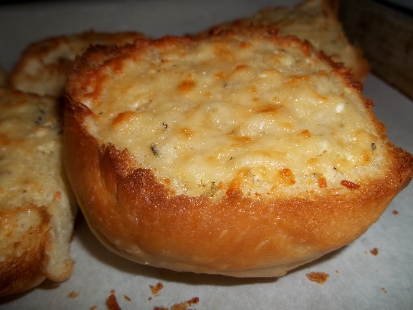 Kristi's Dishes Using your leftover yeast rolls....Garlic Cheese Bread