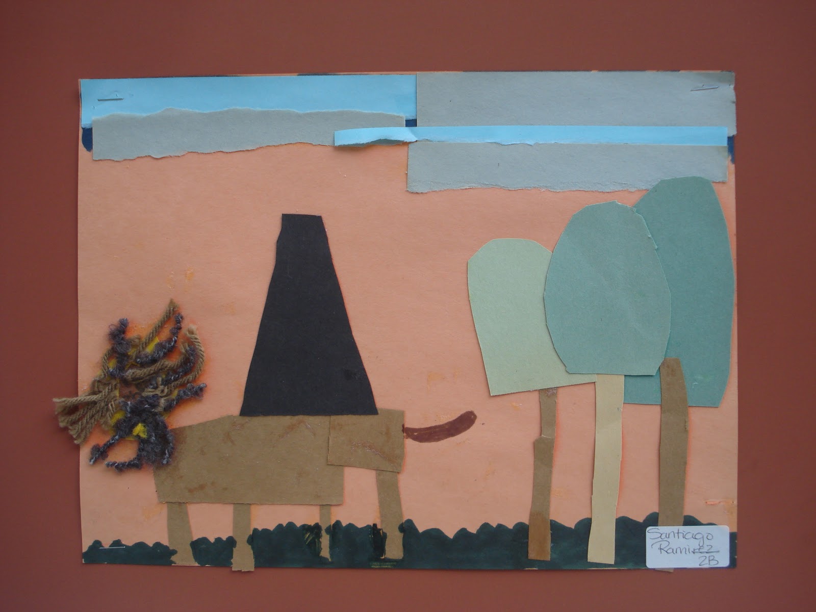 Andrea Ferrari Studio Art 2011: Grade 2 Lion Collage
