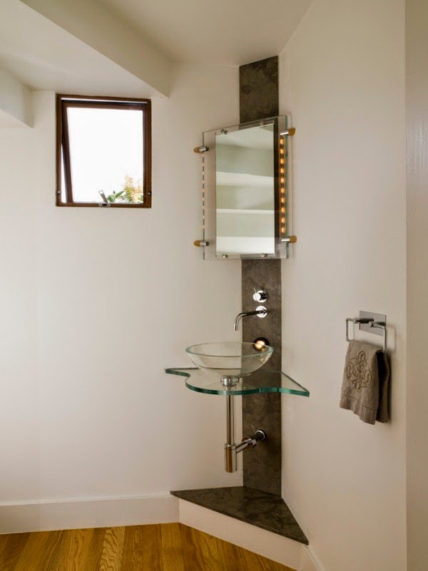 Ideas for small bathrooms – the square skillfully exploit