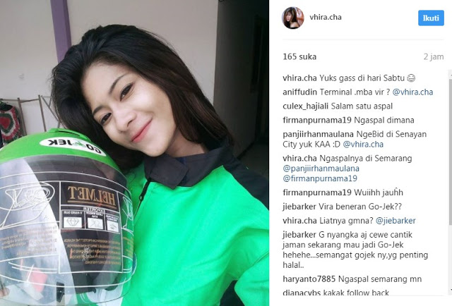 VHIRA CHA DRIVER OJEK ONLINE YANG BIKIN GAGAL FOKUS