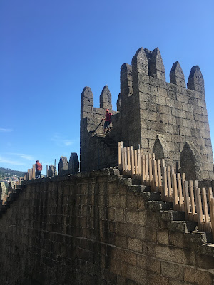 Guimarães, Portugal, Castillo, vacaciones 2018, vacaciones, 