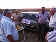 Harvesting barley 2013 with Claas Lexion