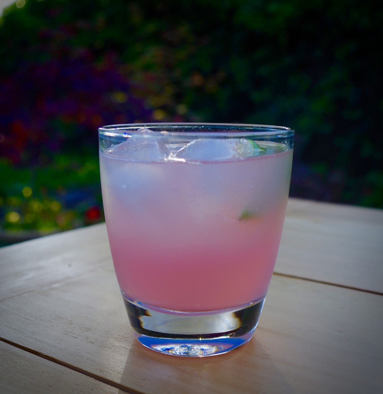 Rhubarb Rose Gin Gimlet