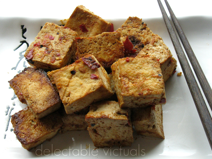 Delectable Victuals Marinated Panfried Tofu