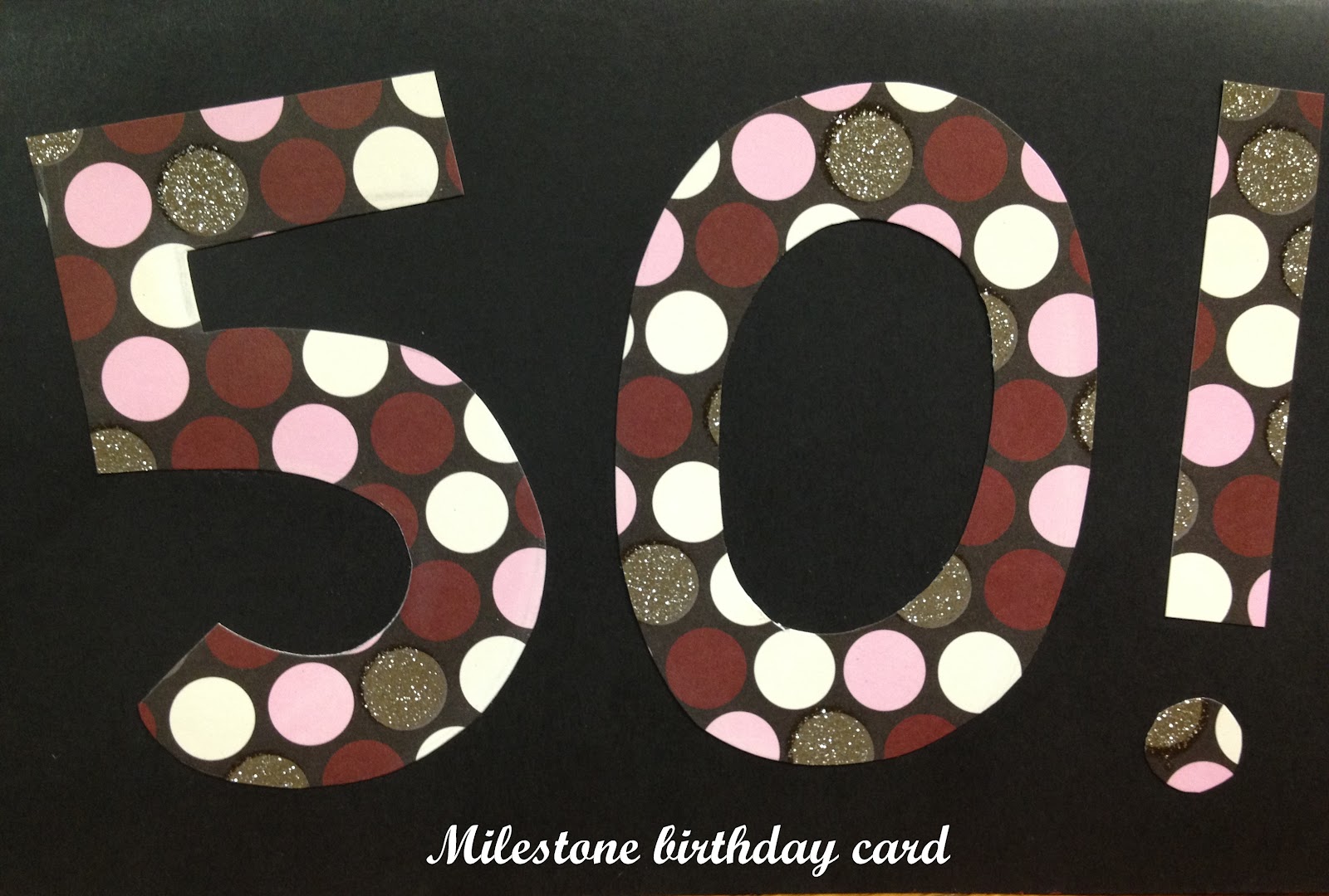 Pinflipped Milestone Birthday Card