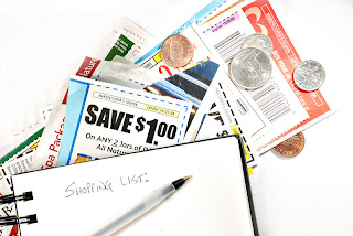shopping list and coupons