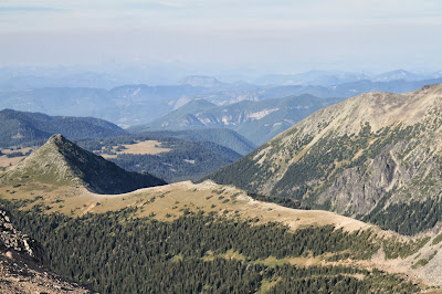 View from Burroughs Mountain, Looking North Toward Skyscraper Mountain and Fremont Lookout