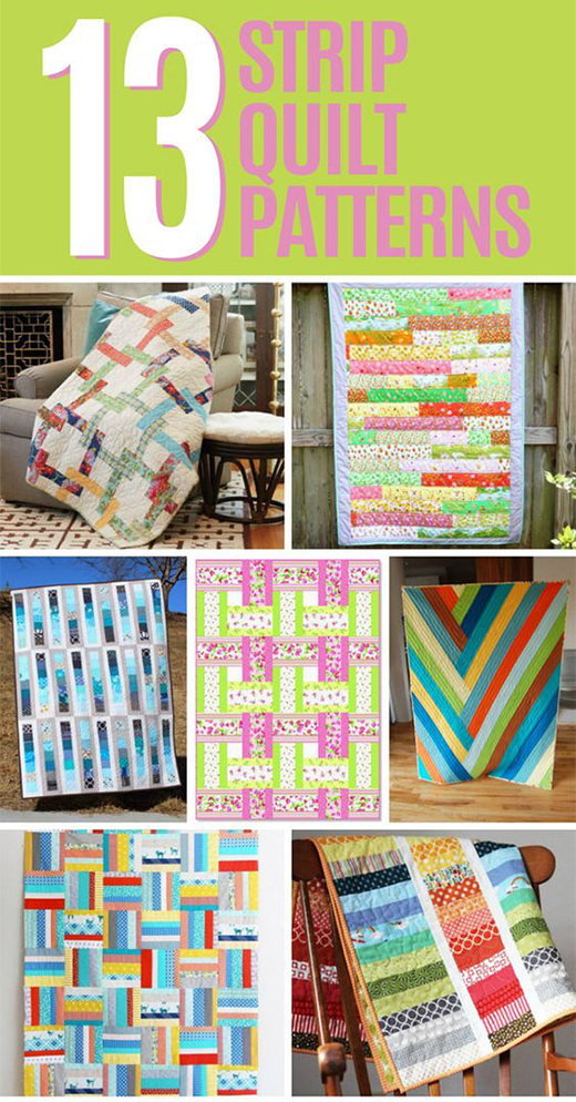 13 Strip Quilt Patterns You Can Easily Master