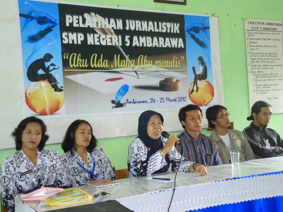 Pelatihan Jurnalistik SMP Negeri 5 Ambarawa
