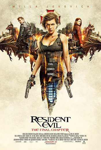 Resident Evil The Final Chapter 2016 300MB Hindi Dual Audio 480p BluRay