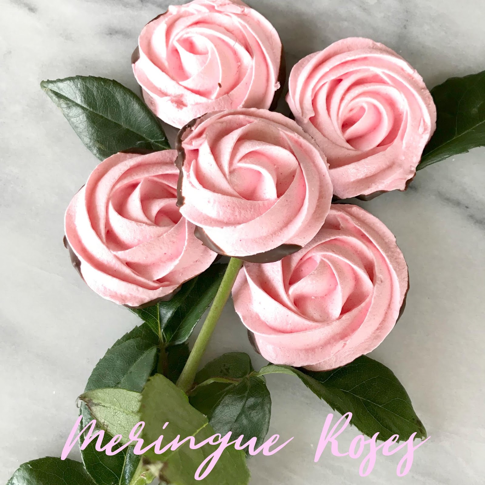 Meringue Roses Purple Chocolat Home