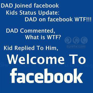 WTF, Welcome To Facebook, funny jokes
