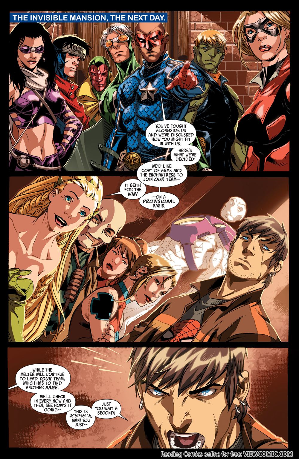 Dark Reign Young Avengers #4 VF 2009 Stock Image