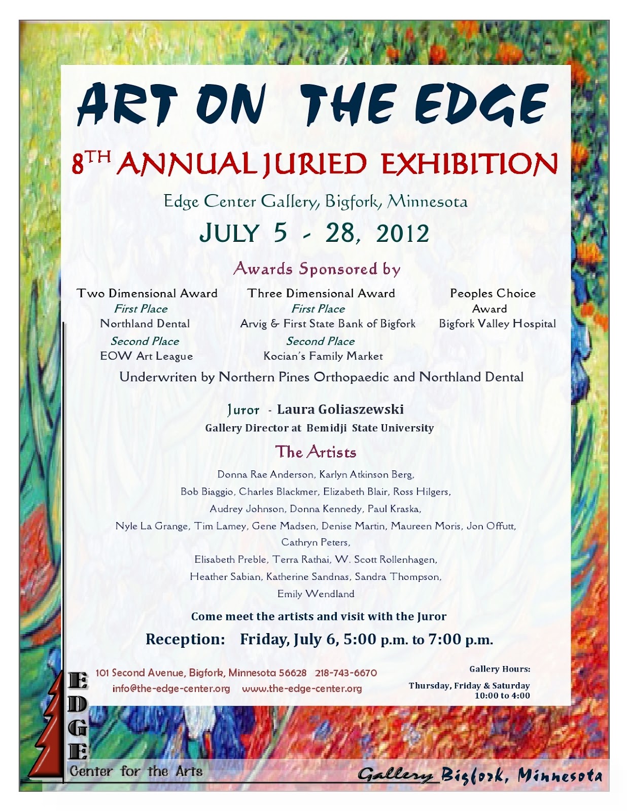 Edge Center for the Arts Bigfork Art for the Juror to Decide