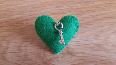 St. Patrick's heart brooches St. Patrick's heart brooches