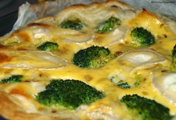 Quiche de brócoli y queso de cabra HortoGourmet