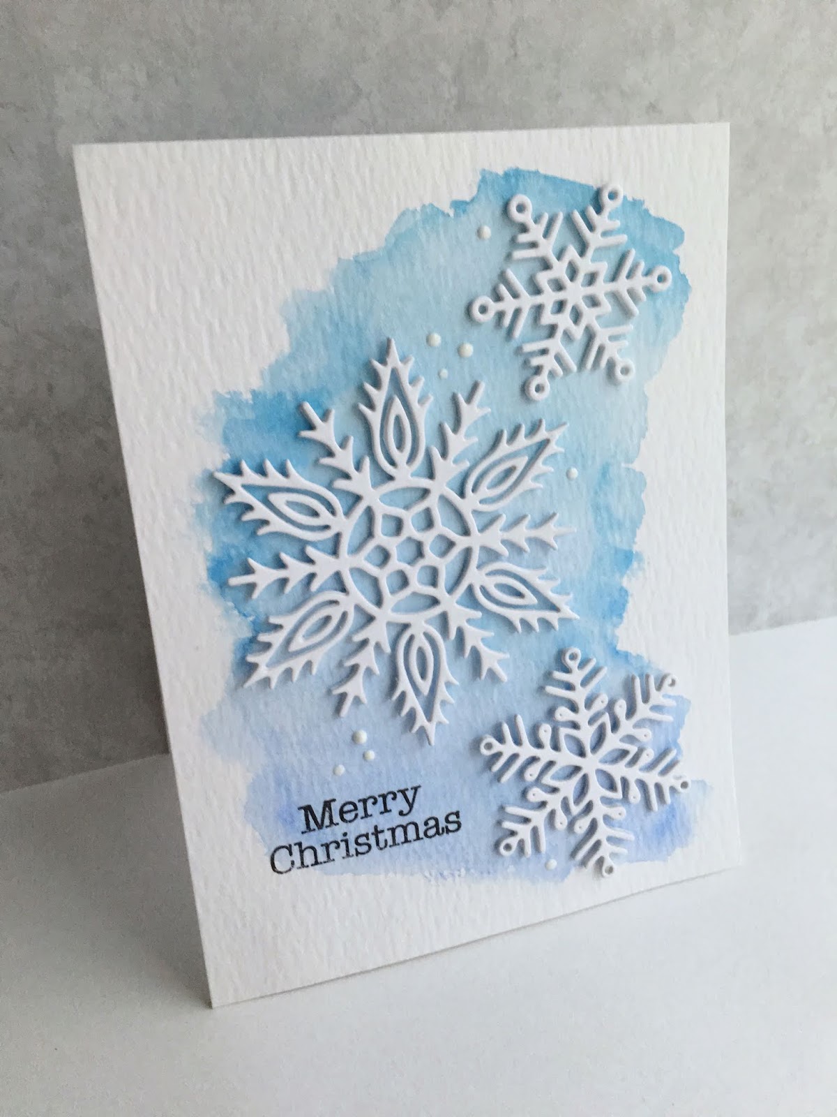 Snowflake Stamp, Simple Holiday Stamps