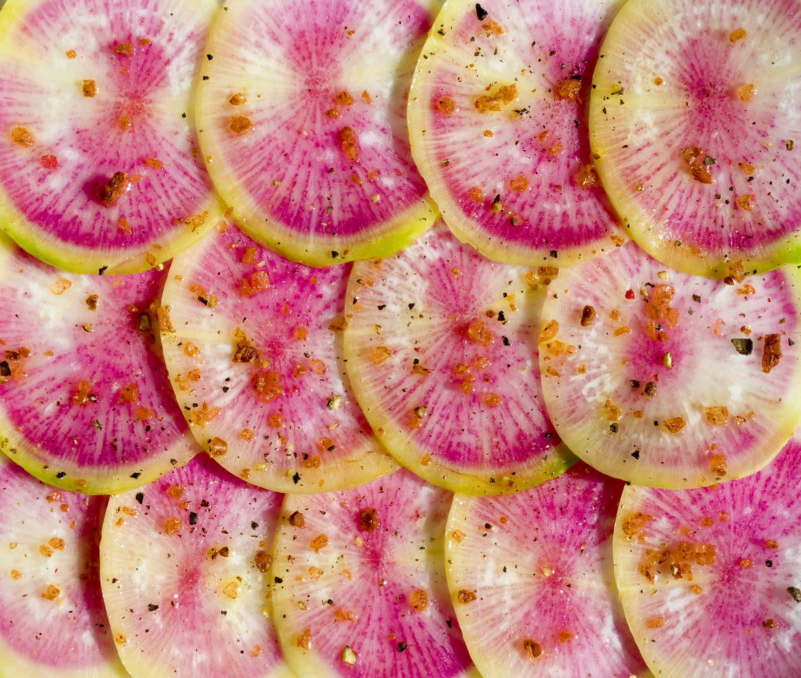 vegan ascent Watermelon Radishes