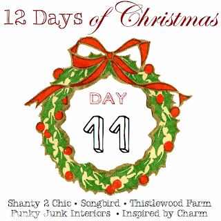 12 Days of Christmas Day 11, via Funky Junk Interiors