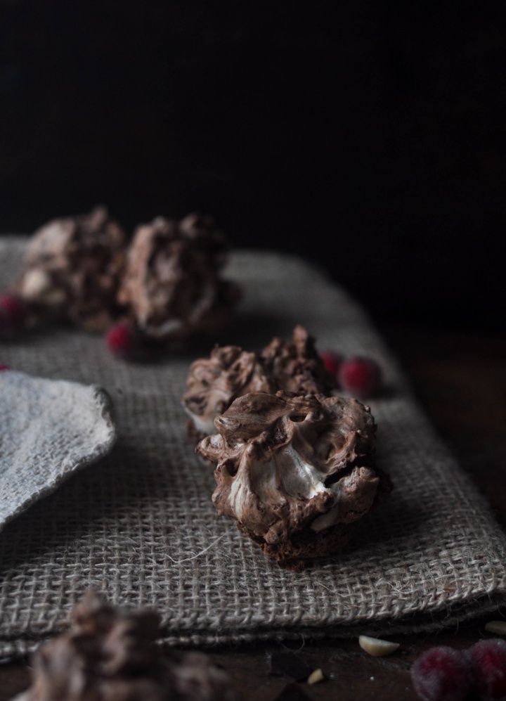 swirled almond-chocolate macaroon biscuits, gluten free and oh-so good