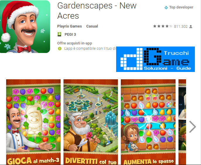 Trucchi Gardenscapes - New Acres Mod Apk Android v1.0.4