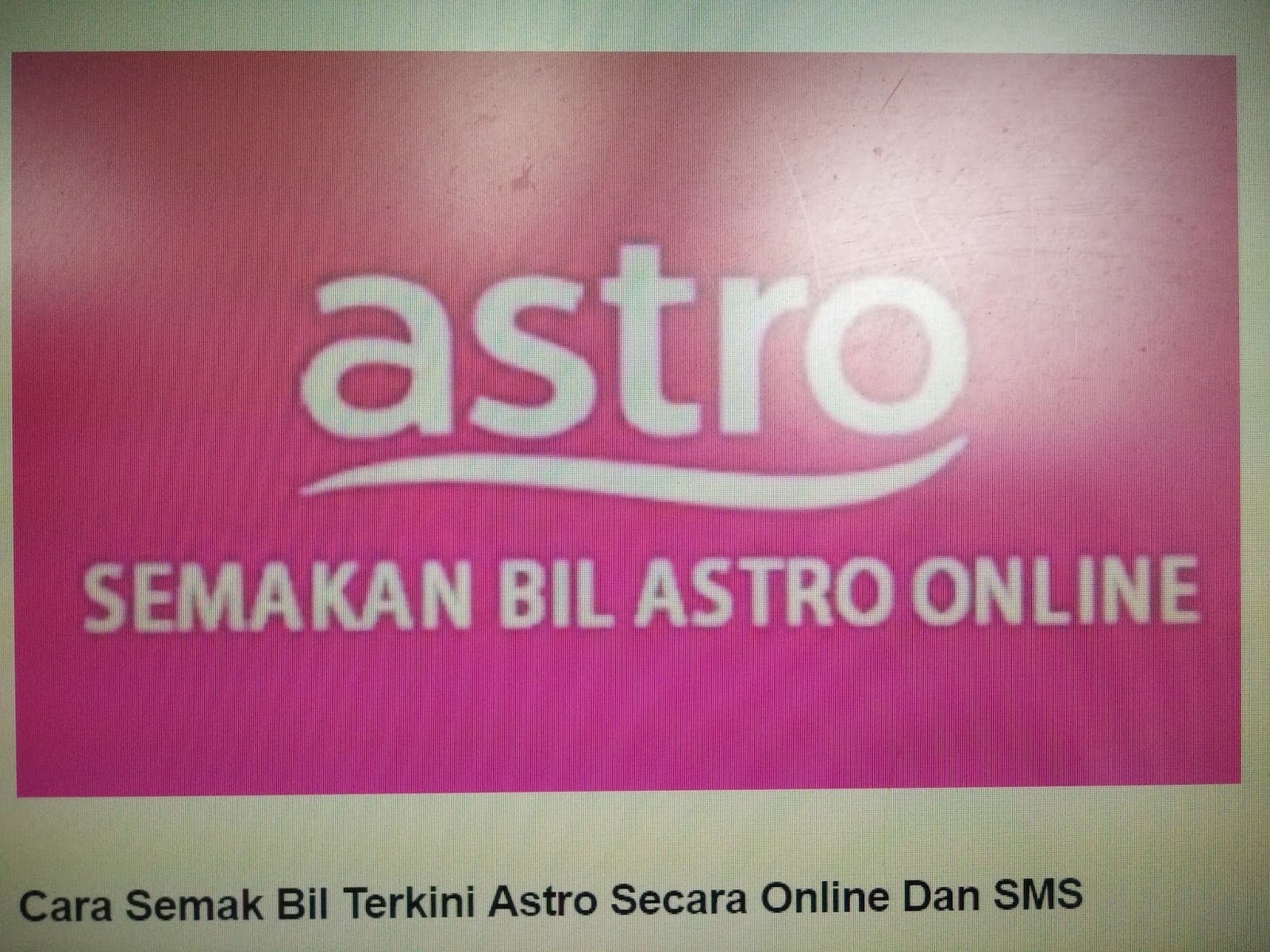 Semak bil astro guna ic