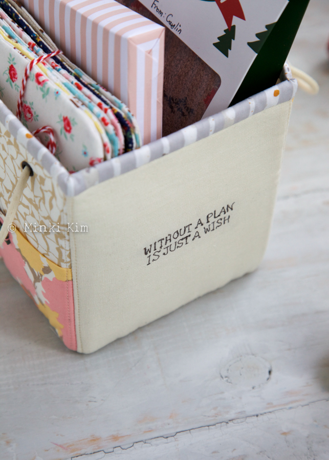 DIY Handmade Storage Fabric Basket Tutorial