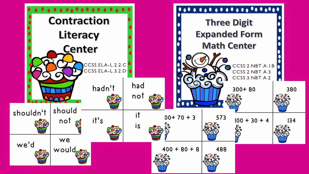 The Best of Teacher Entrepreneurs: Language Arts & Math - Contractions ...