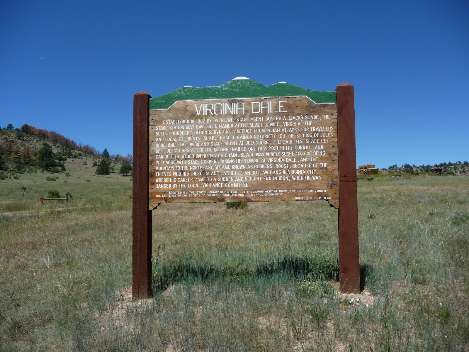 Picturing the West The Virginia Dale Stage Station