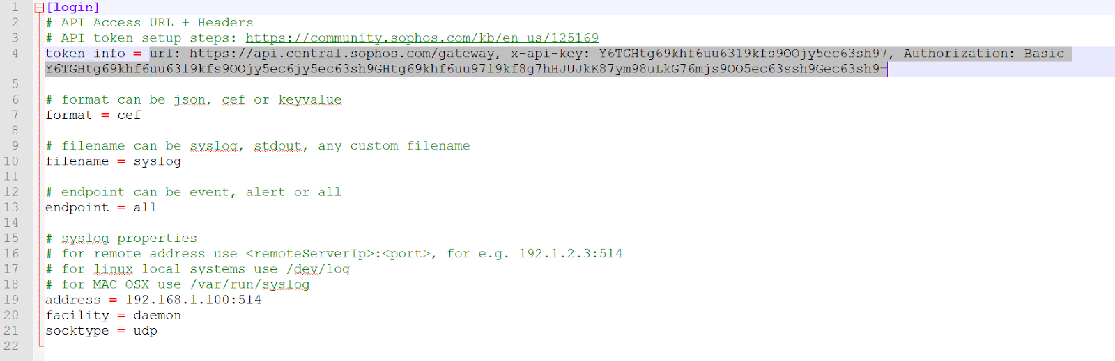 Sophos Cloud Central