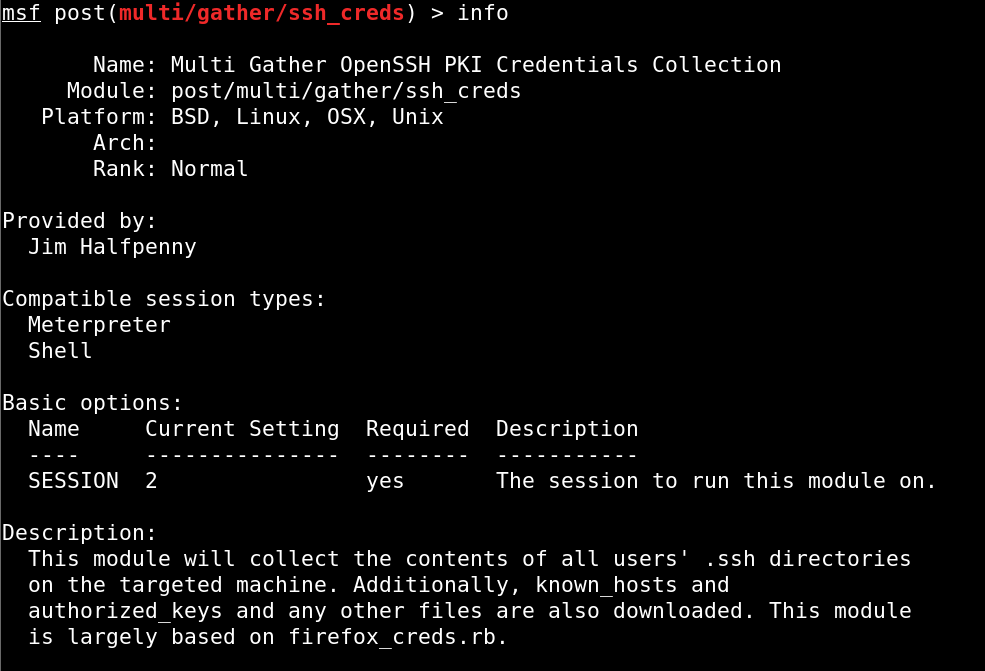 Metasploit Openssh Metasploit Openssh