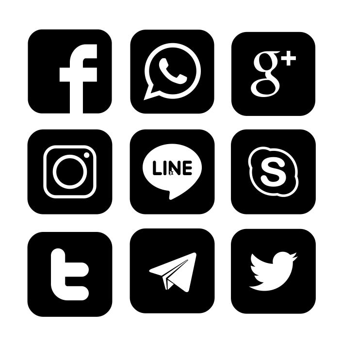 SOCIAL MEDIA ICON Vector CDR | ALGRAPHIC 114