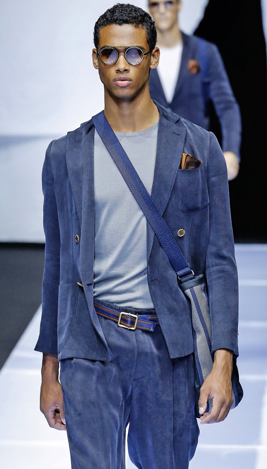 Denim takes the runway at the Armani SS19 fashion show!
