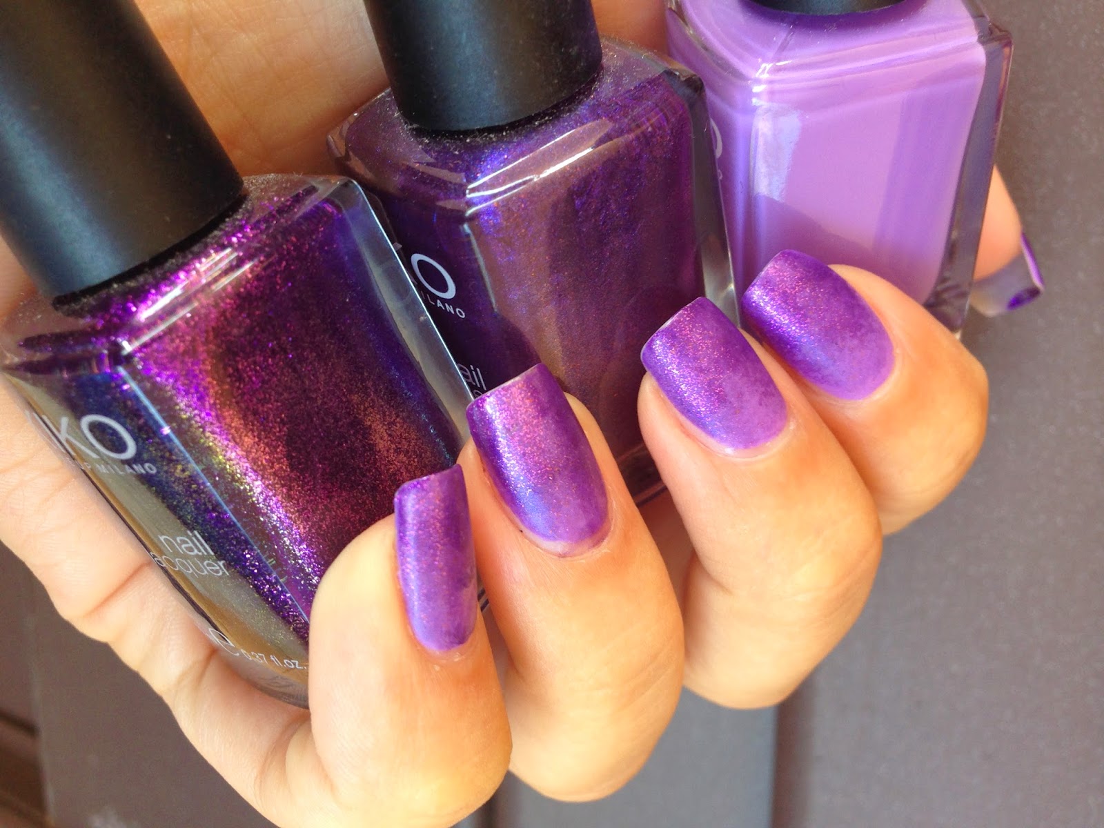 Pretty Little Nails A Year with Nail Art! September in violet!