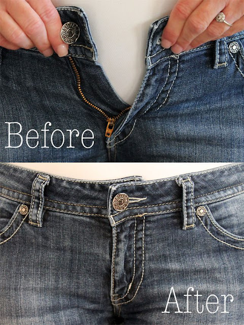 Refashion Co-op: How to Make the Waistband Bigger on Your Jeans